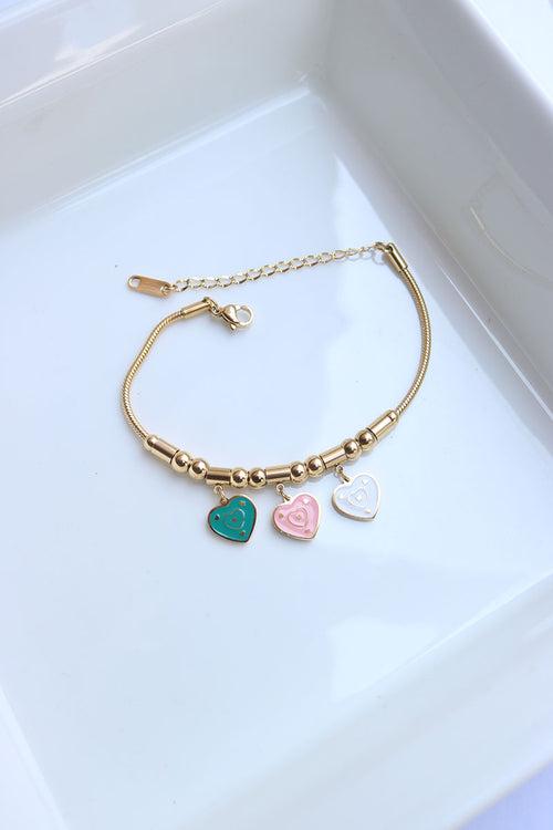 Tri Hearts Bracelet