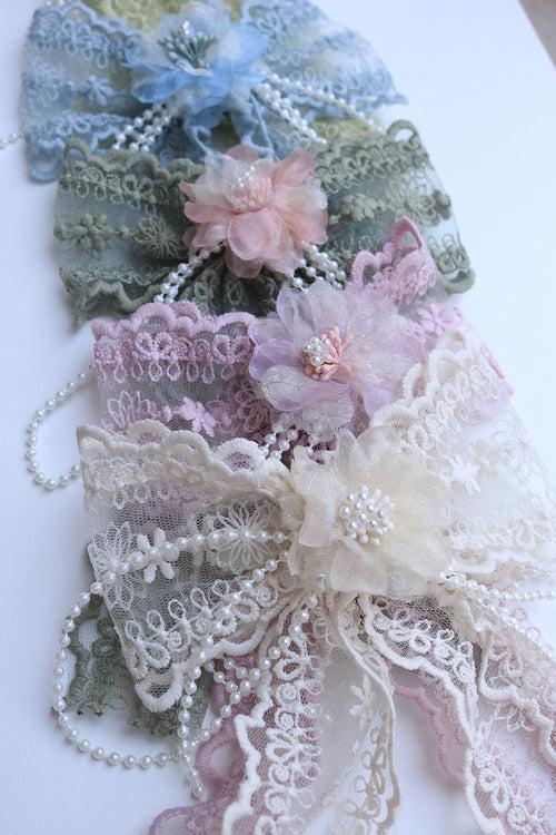 Lace Flower Barette