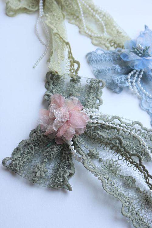 Lace Flower Barette