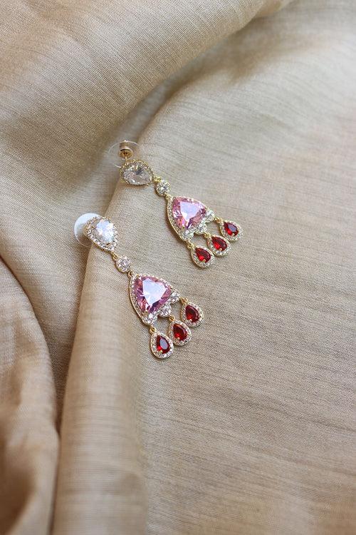 Rose Ruby AD Earrings