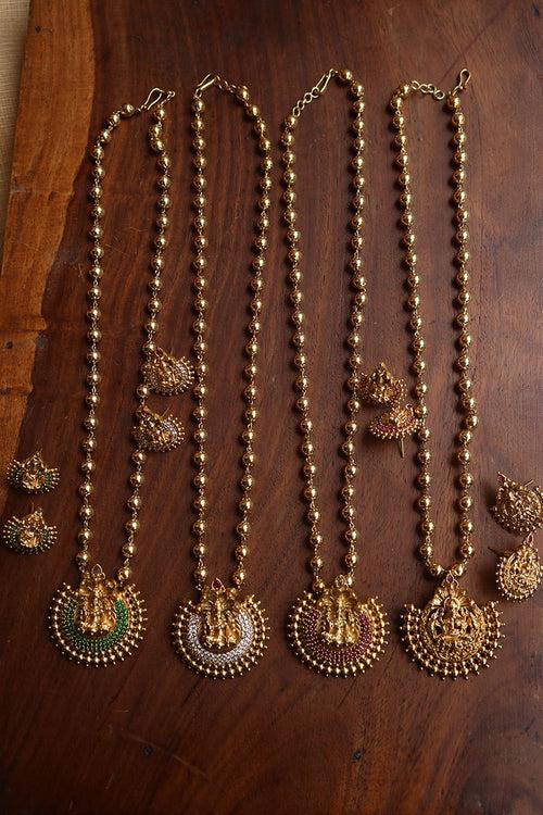 Lakshmi Chaand pendant Set