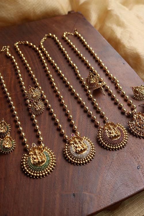 Lakshmi Chaand pendant Set