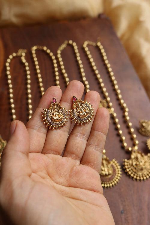 Lakshmi Chaand pendant Set