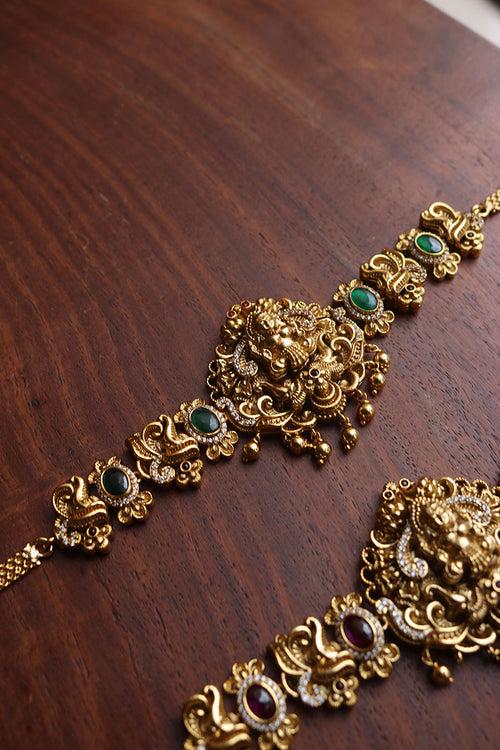 Oval Lakshmi Ornamental Choker Set