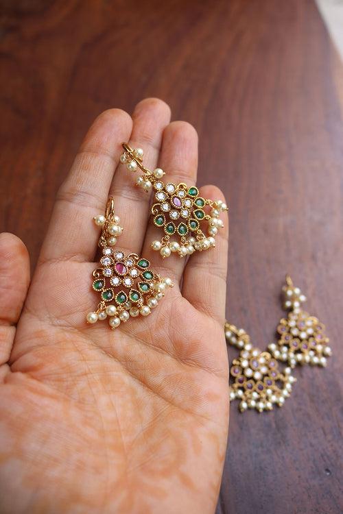 Tilak Hook Pearl Earrings