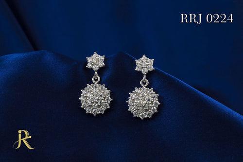 RRJ0224 Pure 925 Sterling Silver Earring