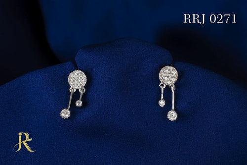 RRJ0271 Pure 925 Sterling Silver Earring