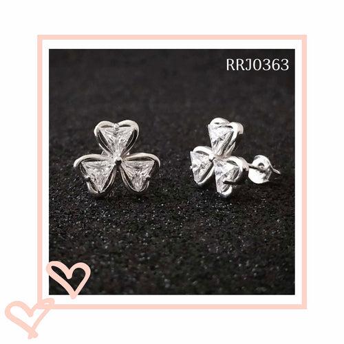 RRJ0363 Pure 925 Sterling Silver Stud