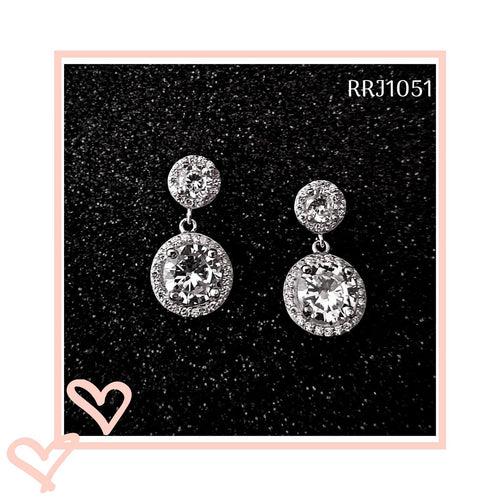 RRJ1051 Pure 925 Sterling Silver Earring