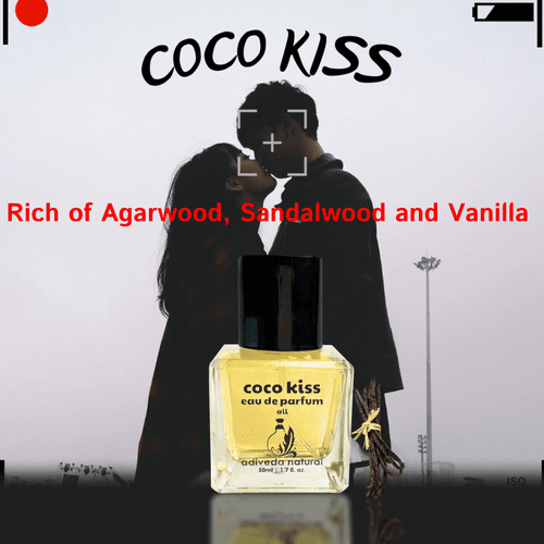 Coco Kiss Oud Perfume For All 50ml - Vanilla & Sandalwood