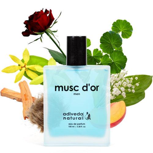 Musc D'or EDP - Musky Woody Perfume for Men 100 ml