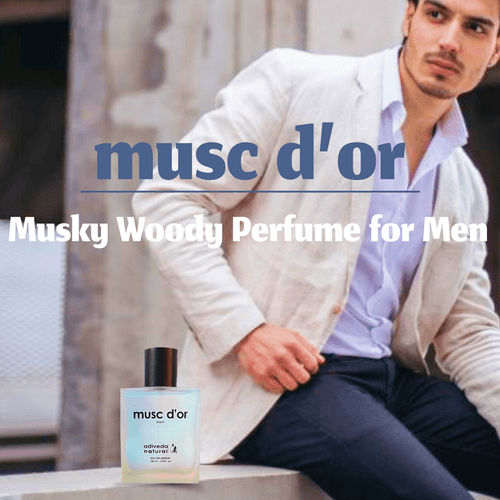Musc D'or EDP - Musky Woody Perfume for Men 100 ml