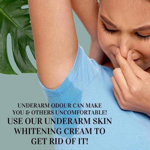 Underarm Skin Lightening Cream For Darkness Removal, Skin Whitening, Sweat Protection  And Odor-Free Armpit 50 gms