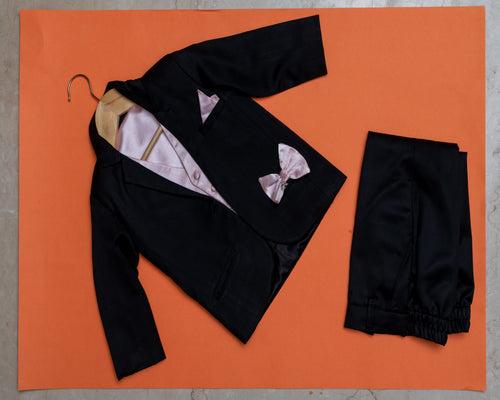 Perfect Black and Pink Suit Set
