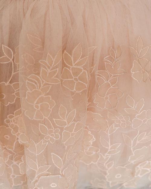 Isabella Flare Peach Dress