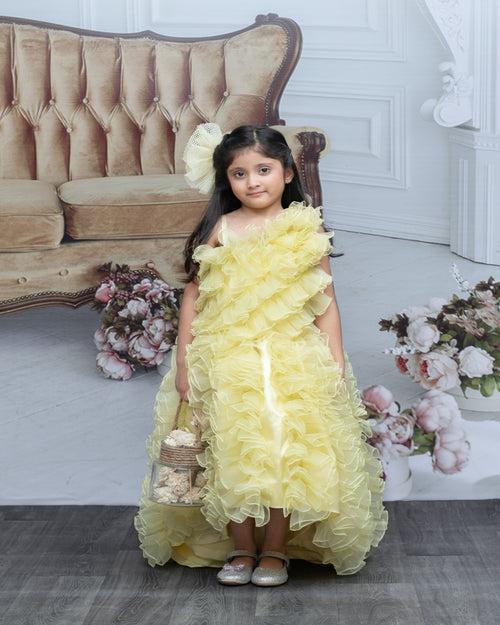 Olivia Subtle Yellow Dress