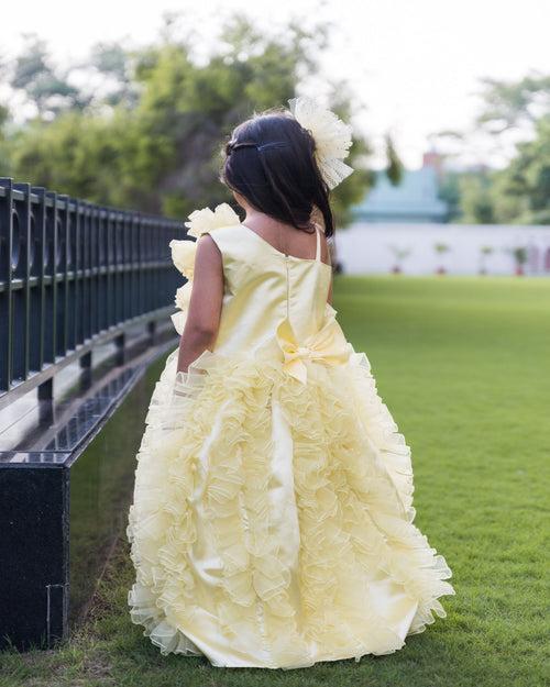 Olivia Subtle Yellow Dress