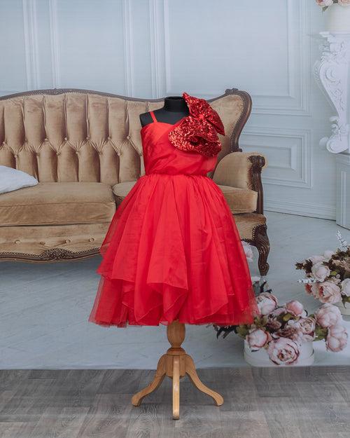 Victoria Crimson Dress