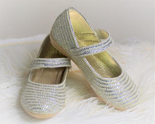 Rapunzel White Swarovski Shoe