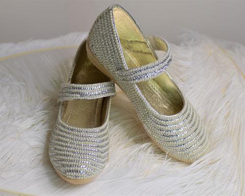 Rapunzel White Swarovski Shoe