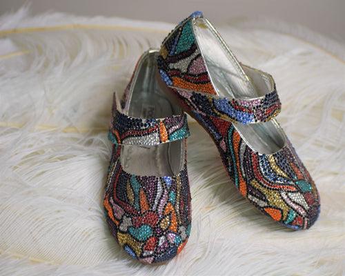 Clarissa Multicolored Swarovski Shoe