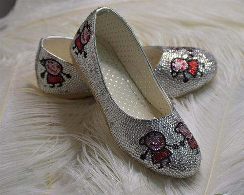 Scarlett Silver Swarovski Shoe