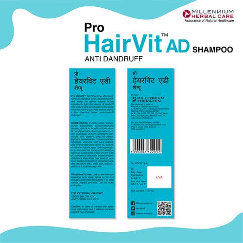 PRO HAIRVIT AD (ANTI-DANDRUFF) TREATMENT KIT | Oil 100 ml + Lotion 50 ml + Shampoo 100 ml