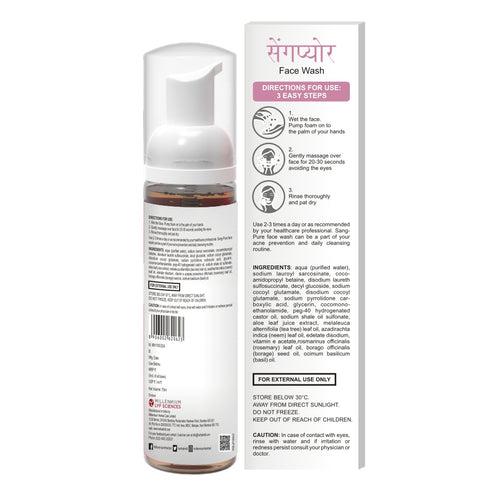 SANG-PURE FACE WASH | 70ml X 2 Foaming Bottles