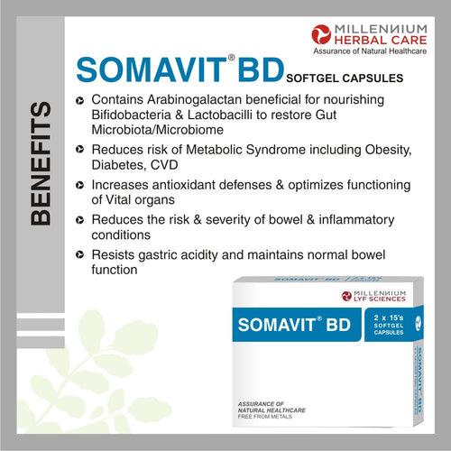 SOMAVIT BD | Easy to swallow | 60 capsule