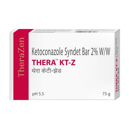 THERA KT-Z | KETOCONAZOLE SYNDET BAR 2% W/W | 75 g x 3 Bars