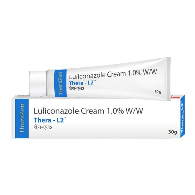 THERA-L2 LULICONAZOLE CREAM 1.0% W/W | KILL FUNGAL & BACTERIAL INFECTION | 30g X 2 Tube