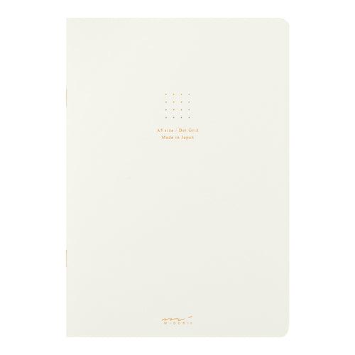 Midori Notebook (A5) Color Dot Grid White