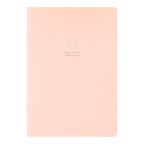 Midori Notebook (A5) Color Dot Grid Pink