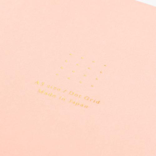 Midori Notebook (A5) Color Dot Grid Pink