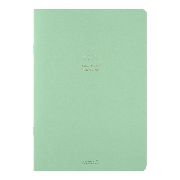 Midori Notebook (A5) Color Dot Grid Green