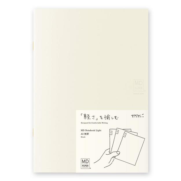 MD Notebook Light (A5) Blank 3pcs Pack A