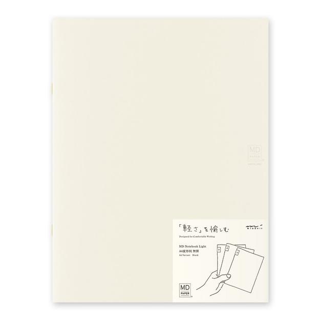 MD Notebook Light (A4 Variant) Blank 3pcs Pack A