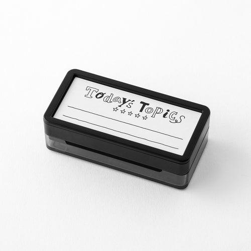 Midori Paintable stamp Pre-inked Half Size One Phrase of the Day