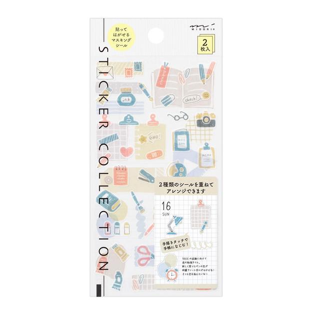 Midori Sticker 2640 Two Sheets Stationery