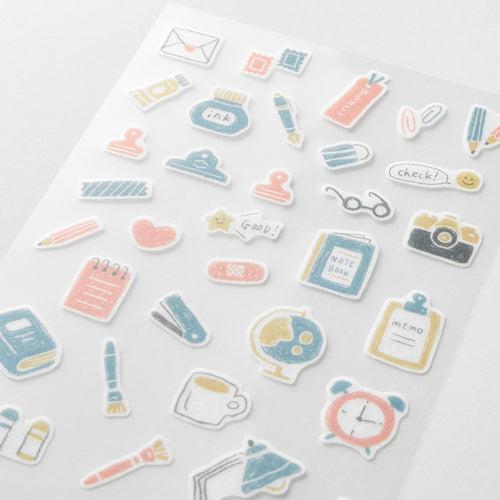 Midori Sticker 2640 Two Sheets Stationery