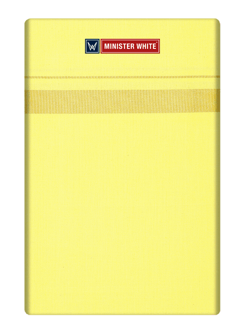 Mens Cotton Yellow Color Single Layered Dhoti with Assorted Border - Vintage