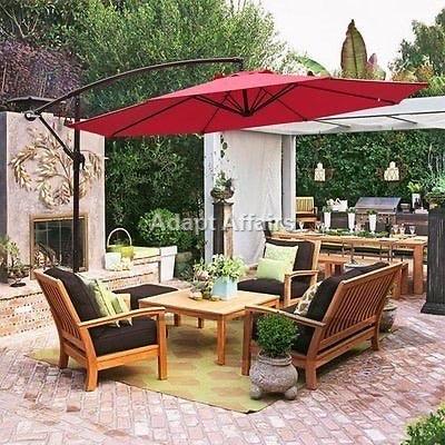 Hindoro Luxury Heavy Duty Umbrella-Garden Umbrella/Patio Umbrella/Outdoor Umbrella with Base