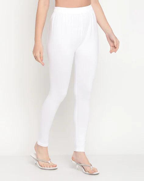 Women White Leggings (GBLG1004)