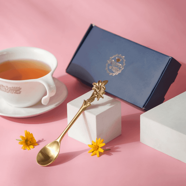 Bloom Brass Teaspoon