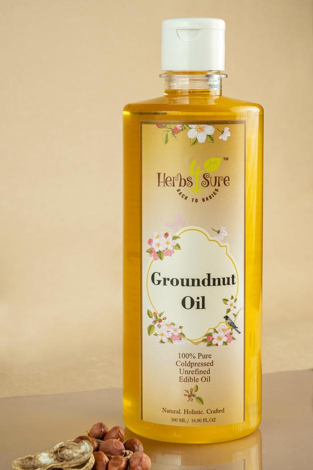 100% PURE COLD PRESSED WOOD PRESSED VIRGIN GROUNDNUT (Peanut) OIL