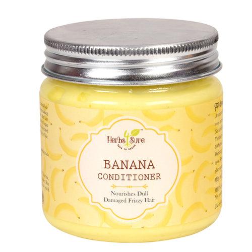 BANANA CONDITIONER - NOURISHES DULL DAMAGED FRIZZY HAIR - DEEP CONDITIONING - PREVENTS HAIRFALL - IMPROVES HAIR DENSITY