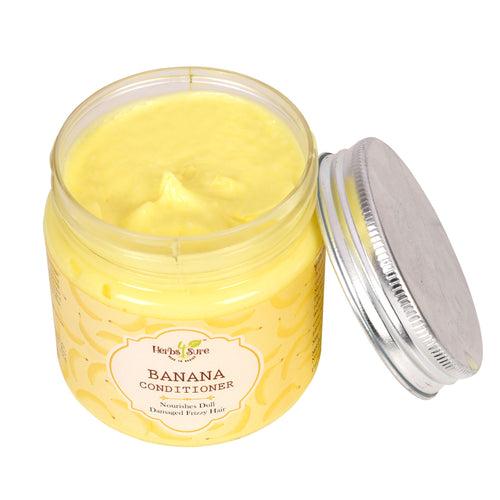 BANANA CONDITIONER - NOURISHES DULL DAMAGED FRIZZY HAIR - DEEP CONDITIONING - PREVENTS HAIRFALL - IMPROVES HAIR DENSITY