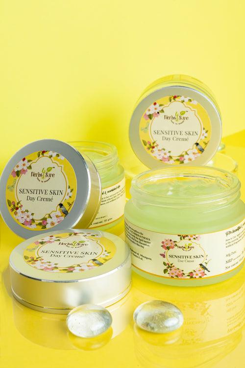 SENSITIVE SKIN DAY CREME-LIGHT GEL MOISTURISER FOR FACE - NON COMEDOGENIC