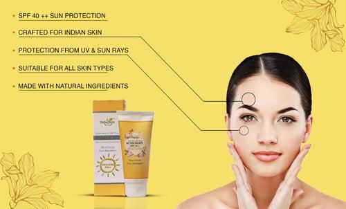 ULTRA MATTE DRY TOUCH SUNSCREEN SPF 40++ with Calendula flower extract