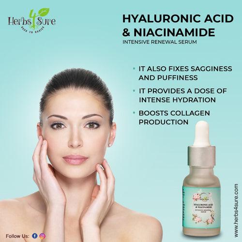 INTENSIVE RENEWAL SERUM With HYALURONIC ACID AND NIACINAMIDE